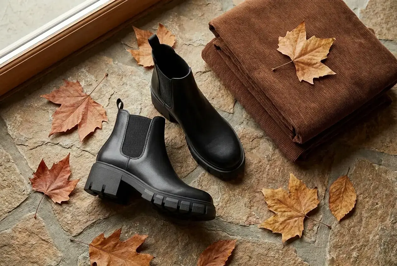 Athlefit women chelsea boots to style with corduroy pants outfits