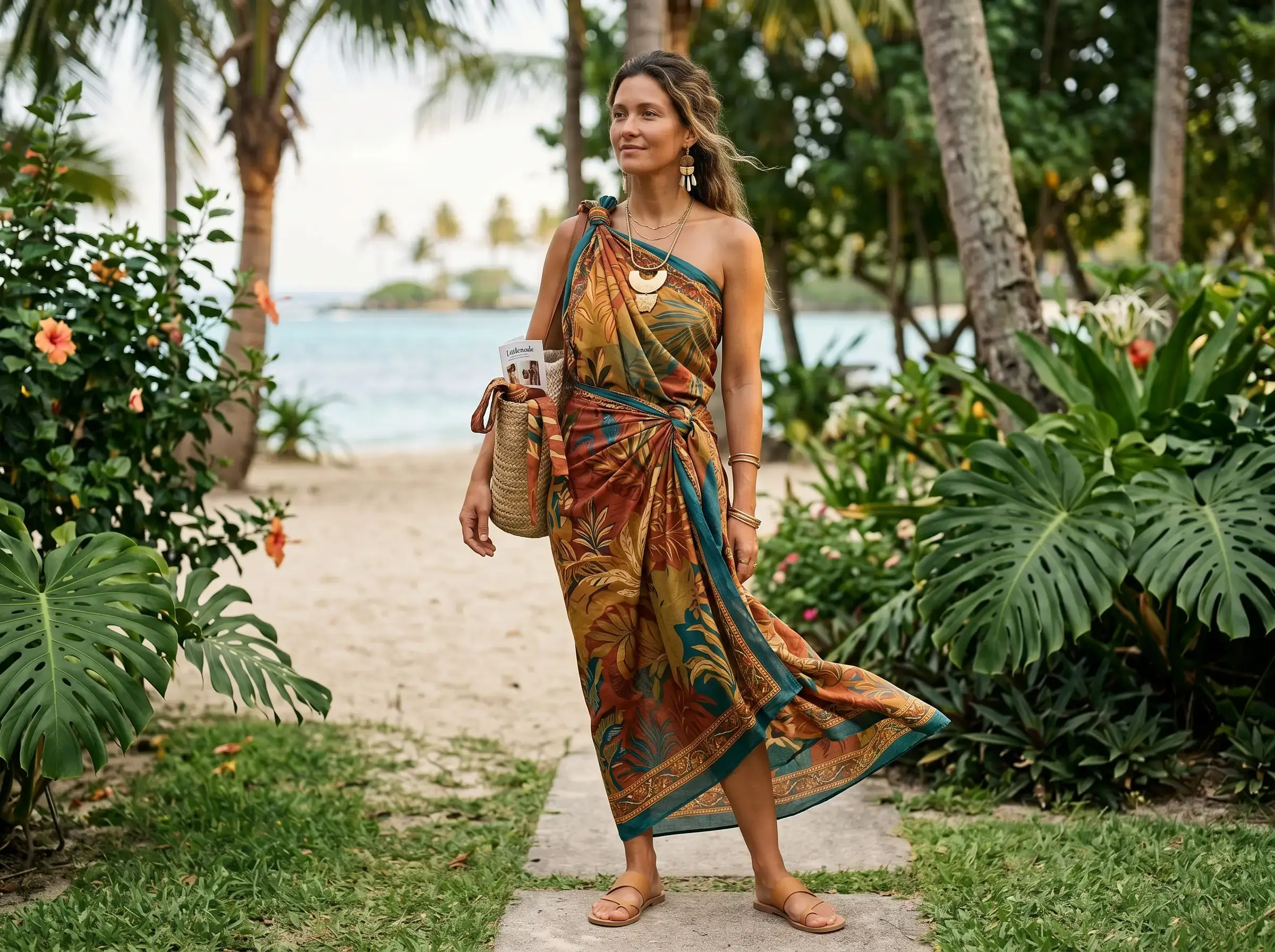Tranquil Threads Sarong Wrap — multi-wear sustainable