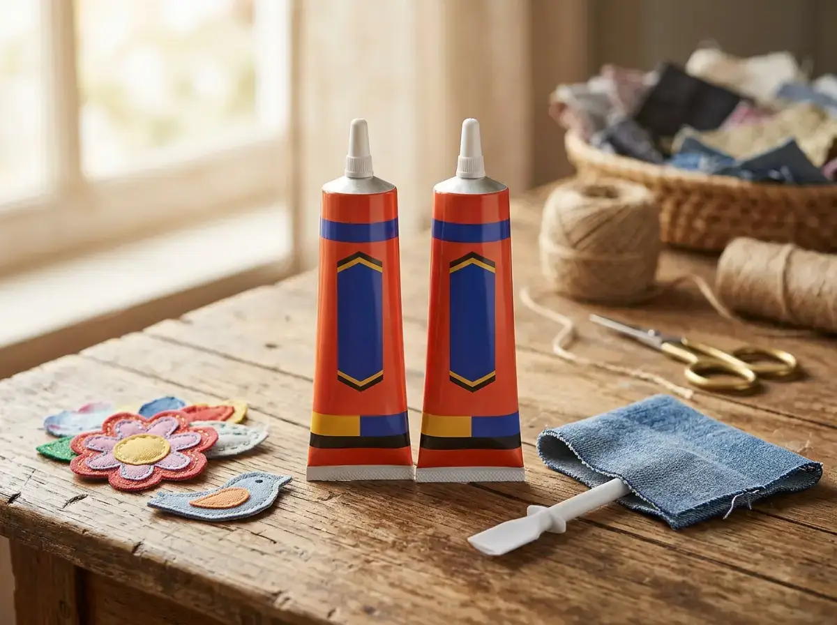 Fabric glue for no-sew appliqué and bonding