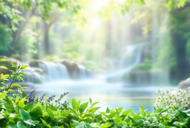 Natural elements promoting holistic and integrative health practices.